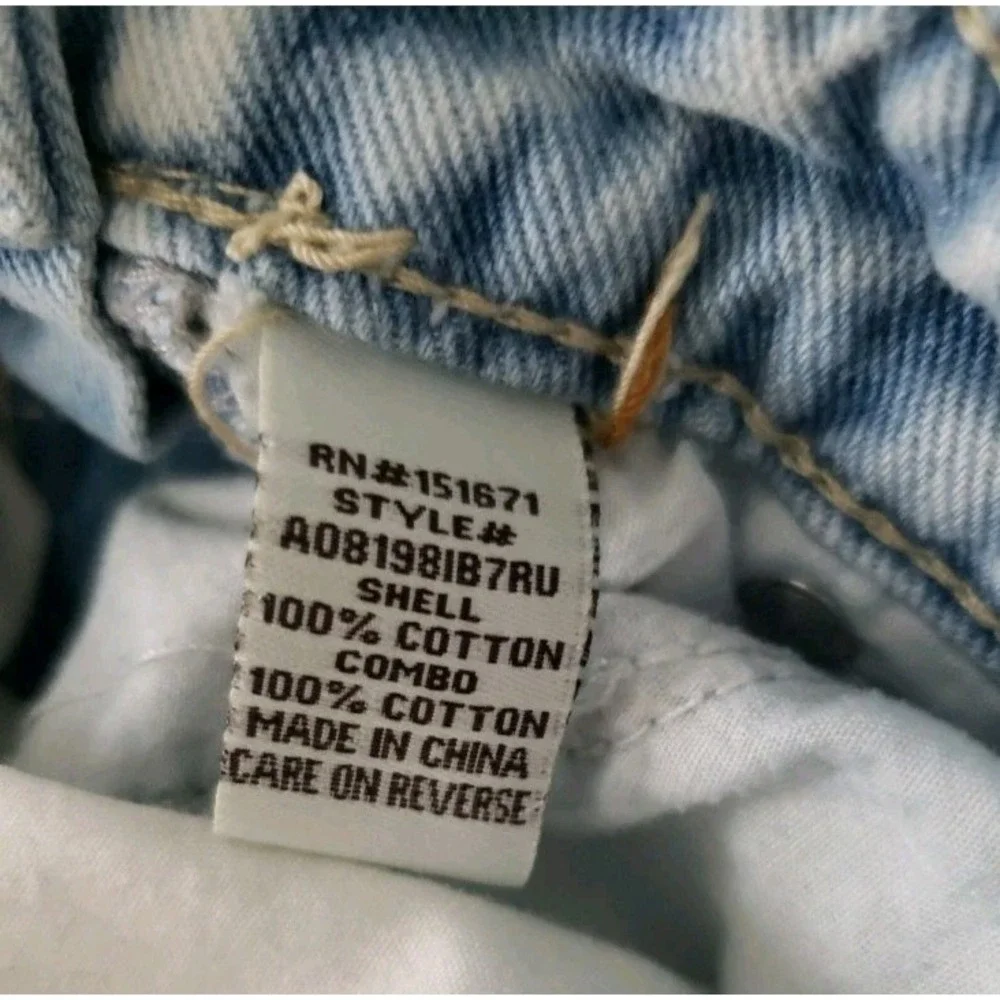 Hot Kiss Ava‎ Lot (2) Size 4 Shortall Bib Denim Distressed Blue Festival Y2K